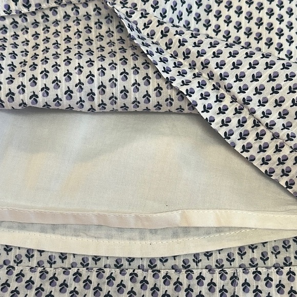 GAP Blue and White Blouse with Peter Pan Collar - Picture 5 of 7